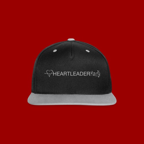 Heartleader Charity (weiss/grau) - Kontrast Snapback Cap
