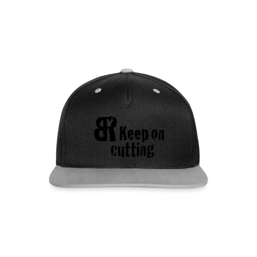 keep on cutting 1 - Kontrast Snapback Cap