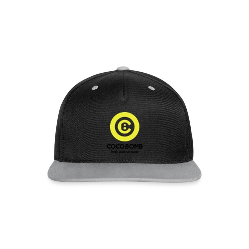 COCOBOMB_logo - Contrast Snapback Cap