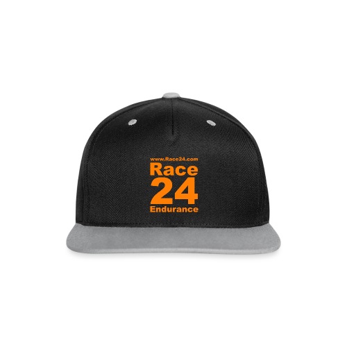 Race24 Logo in Orange - Contrast Snapback Cap