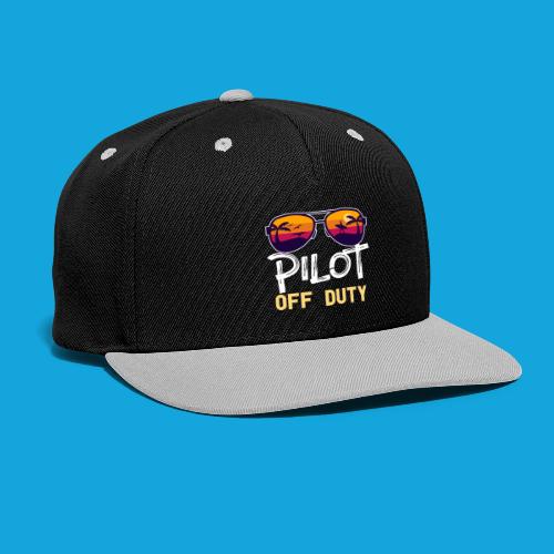 Pilot Of Duty - Kontrast Snapback Cap