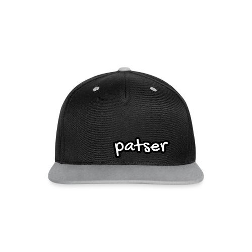 Patser - Basic White - Contrast snapback cap