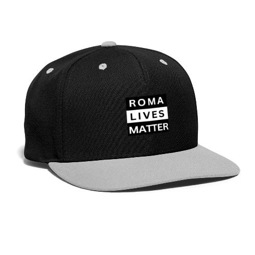 Roma Lives Matter - Kontrast Snapback Cap