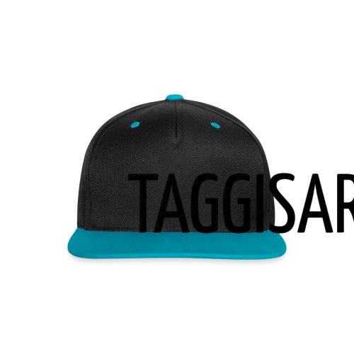 Taggisar Logo Black - Kontrastkeps med snapback