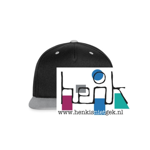 henkisnietgek-logo - Contrast snapback cap