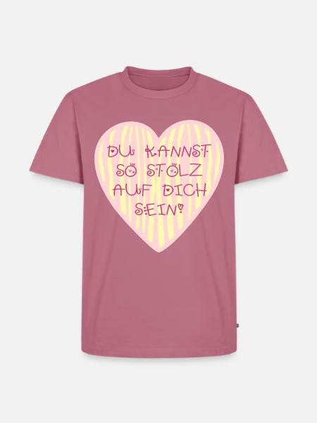 Motivation Stolz - Männer Premium Bio T-Shirt - Mauve