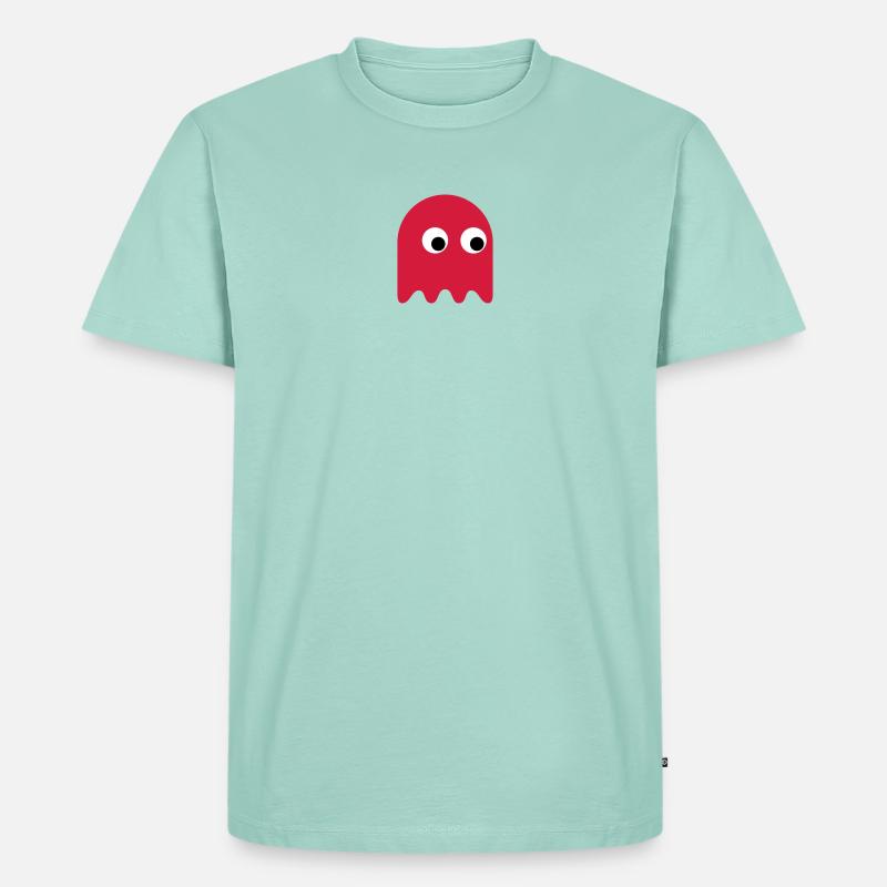 Game Classics Ghost - Männer Premium Bio T-Shirt - Mint 