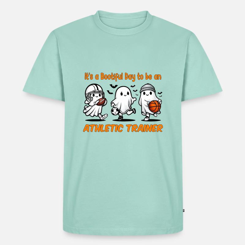 Bootiful Day, um Athletiktrainer zu werden - Männer Premium Bio T-Shirt - Mint 