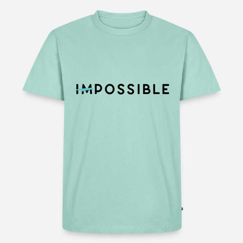 IMPossible - Männer Premium Bio T-Shirt - Mint 
