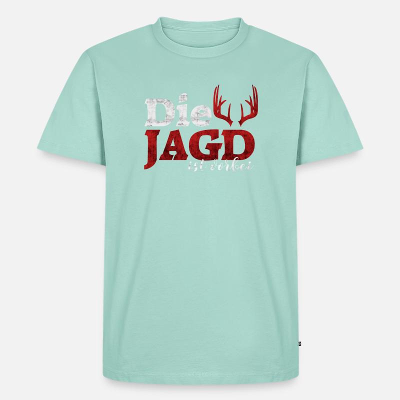 Die Jagd ist vorbei - Männer Premium Bio T-Shirt - Mint 