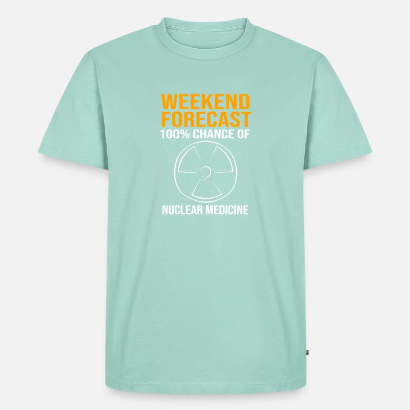 Nuklear Nuklearmedizin Atom Radiologie - Männer Premium Bio T-Shirt - Mint 