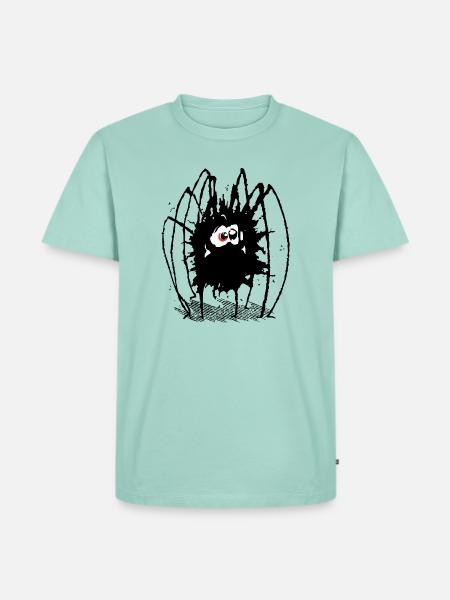 Spinne "Igitte" - Männer Premium Bio T-Shirt - Mint 