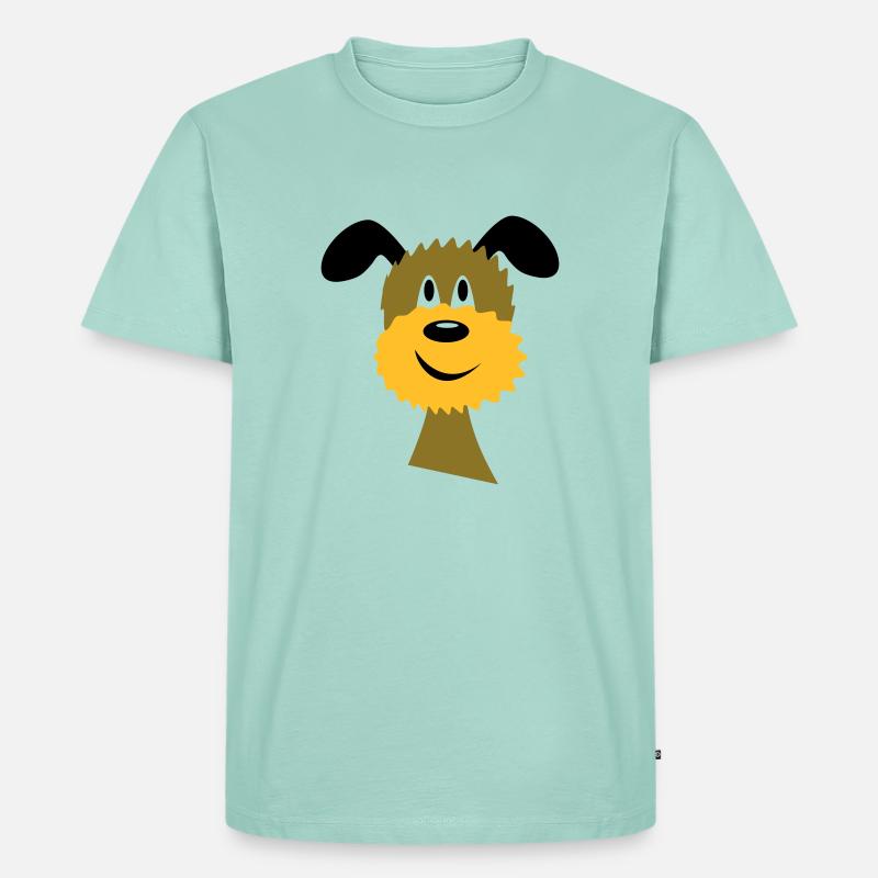 hund - Männer Premium Bio T-Shirt - Mint 