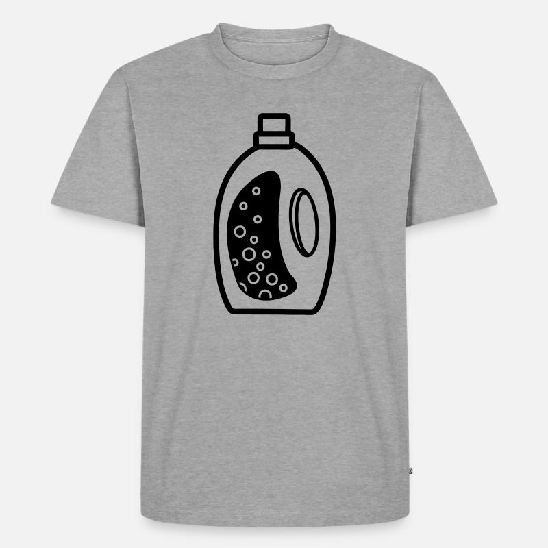 Flacon de détergent - T-shirt Premium bio Homme - gris chiné