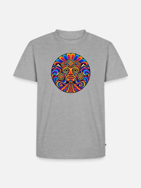 Inka - Männer Premium Bio T-Shirt - Grau meliert