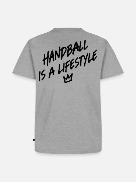 Handball - Männer Premium Bio T-Shirt - Grau meliert
