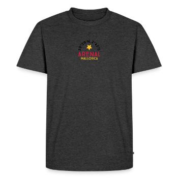 Arenal Mallorca - T-shirt Premium bio Homme - anthracite chiné - Devant - Nico (187cm)