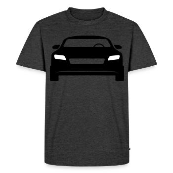 Voiture de sport - T-shirt Premium bio Homme - anthracite chiné - Devant - Nico (187cm)