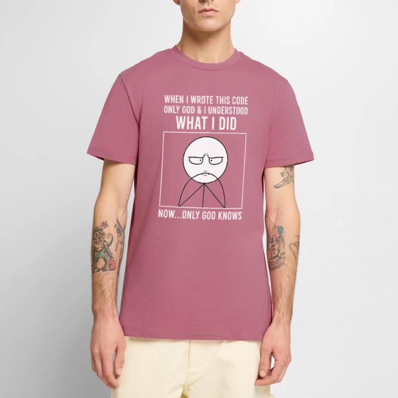 Programmierer Informatiker Softwareentwickler Meme Männer Premium Bio T-Shirt