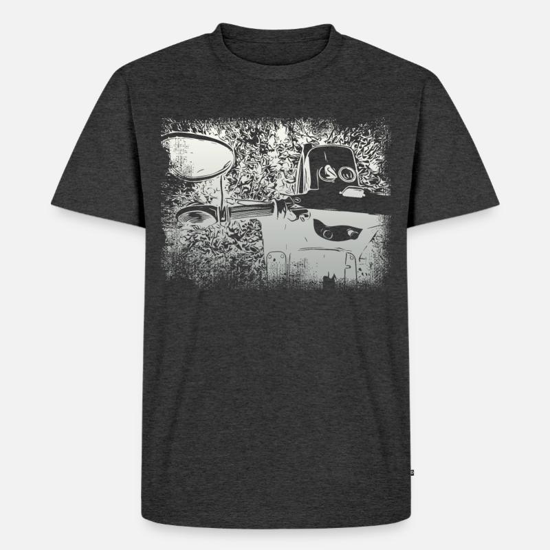 Simson Schwalbe KR51 - Männer Premium Bio T-Shirt - Anthrazit meliert
