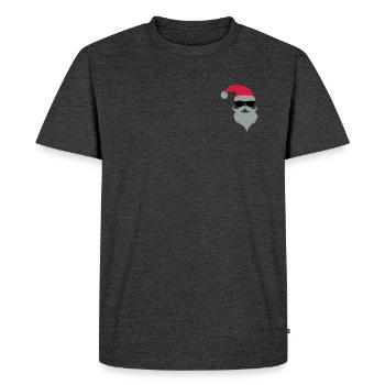 secret_santa2 - T-shirt Premium bio Homme - anthracite chiné - Devant - Nico (187cm)