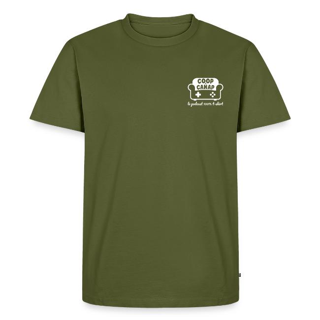 "Le Podcast 100% t-shirt" - logo blanc