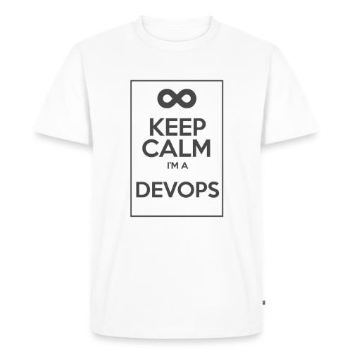 Keep Calm I'm a devops - Men's Premium Organic T-Shirt