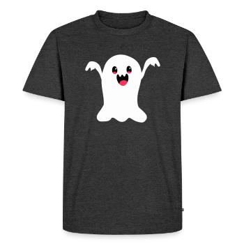 spirit - Men's Premium Organic T-Shirt - heather anthracite - Front - Nico (187cm)