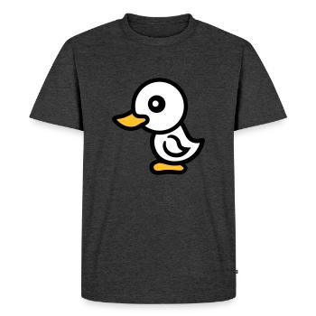 chick chicken baby bird little child sweet cute - Men's Premium Organic T-Shirt - heather anthracite - Front - Nico (187cm)
