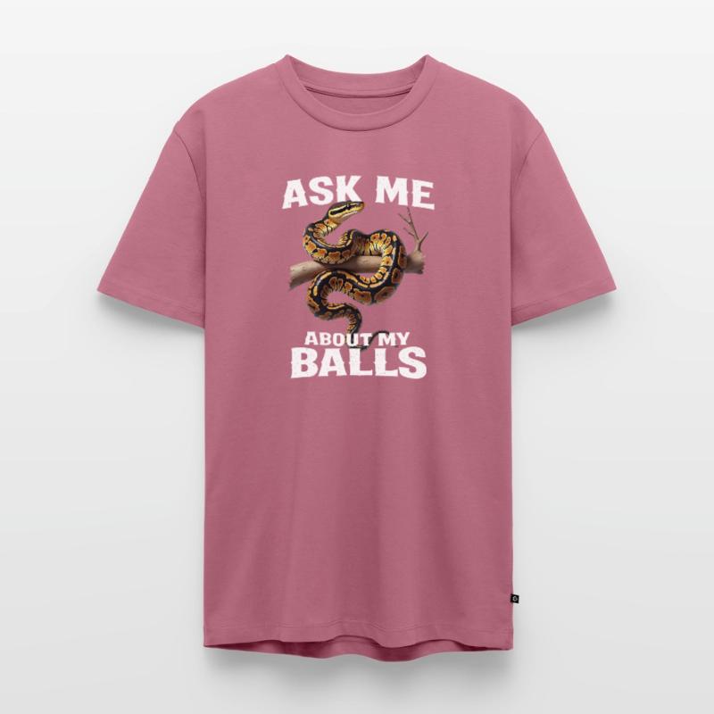 Python roi Serpents Amateurs de terrarium Python T-shirt Premium bio Homme