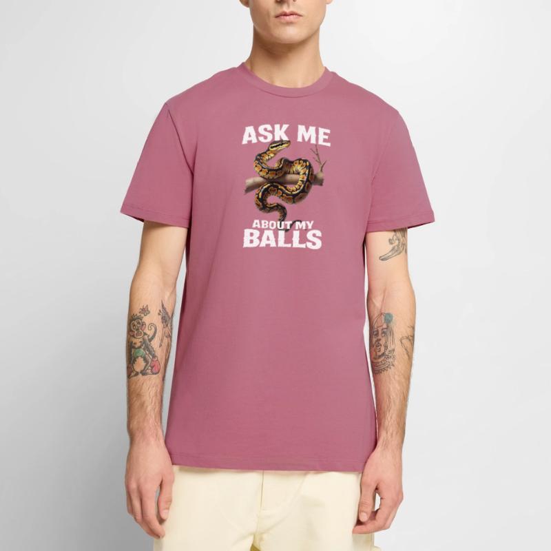 Python roi Serpents Amateurs de terrarium Python T-shirt Premium bio Homme