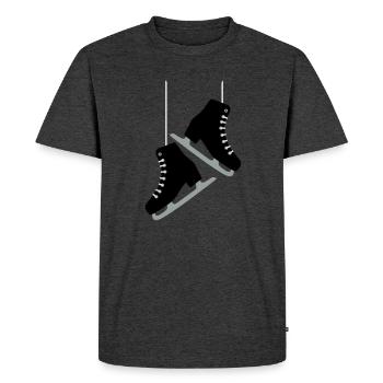 Skates - Men's Premium Organic T-Shirt - heather anthracite - Front - Nico (187cm)