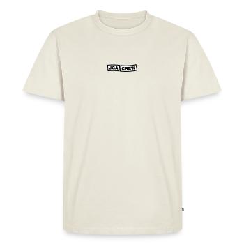 Bachelor Party Crew - Emblem - Men's Premium Organic T-Shirt - off white - Front - Nico (187cm)