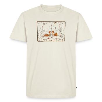 Teichleben - T-shirt Premium bio Homme - blanc cassé - Devant - Nico (187cm)