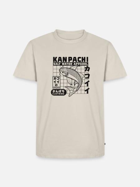 Kanpachi Salzwasser Apparel - Männer Premium Bio T-Shirt - Beige
