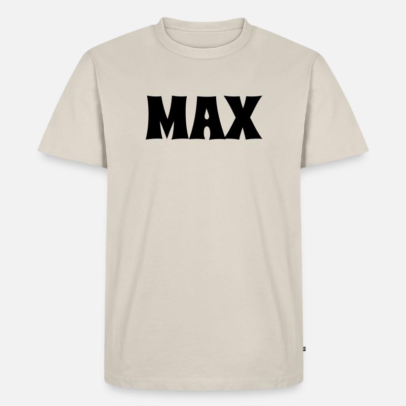 Max - Männer Premium Bio T-Shirt - Beige