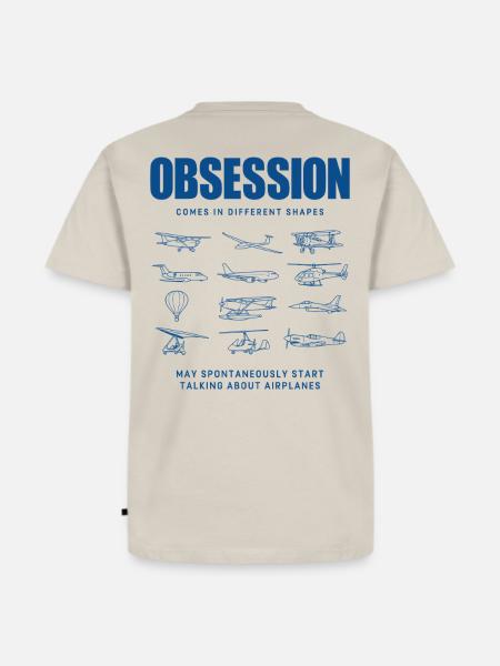 Obsession Comes In Different Shapes - Männer Premium Bio T-Shirt - Beige