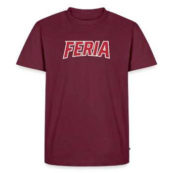 Feria rétro rouge - T-shirt Premium bio Homme - bourgogne - Devant - AI Model Male 185 light (185cm)