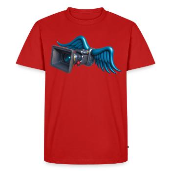 ANGELIC CAM - sound & vision - T-shirt Premium bio Homme - rouge - Devant - Nico (187cm)