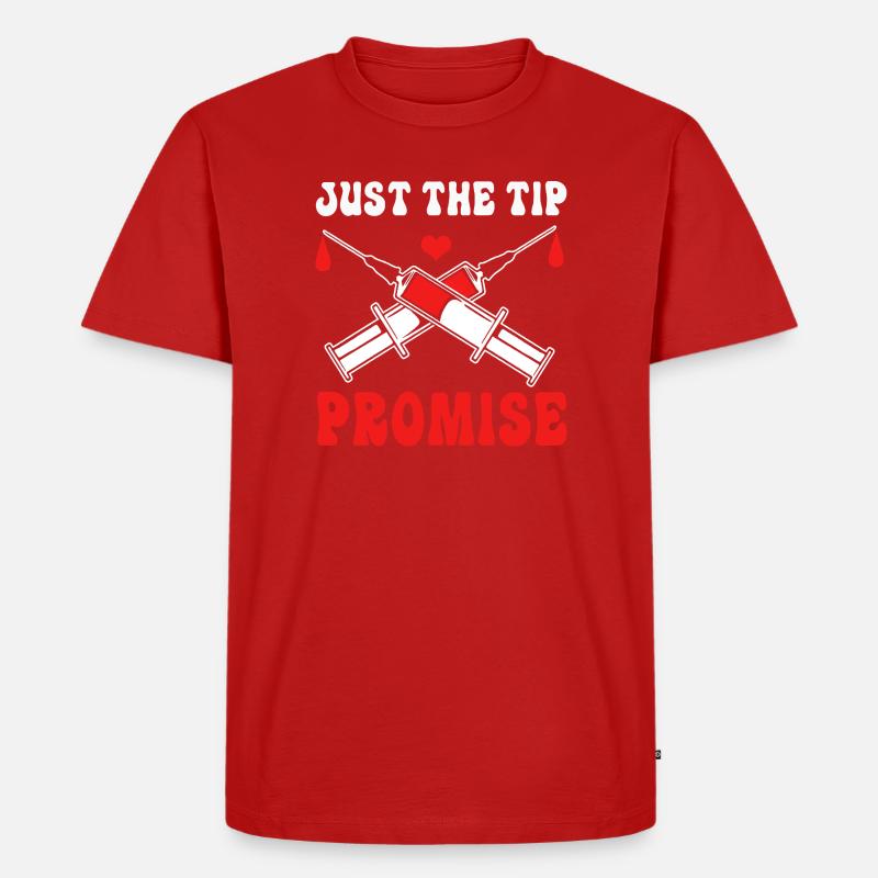 Blutspender Blut Blutspende - Männer Premium Bio T-Shirt - Rot