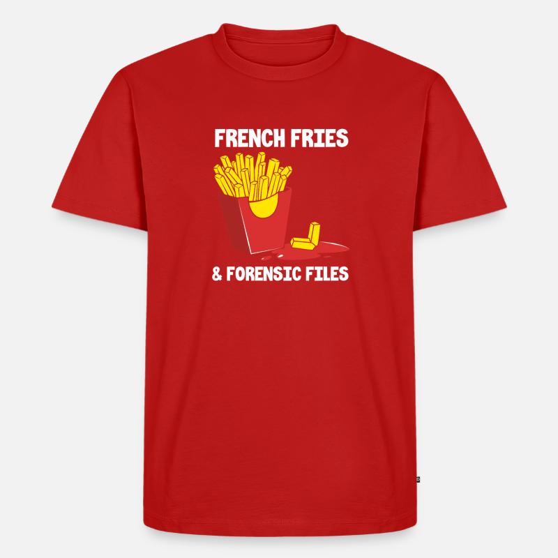 Forensics Forensic Experts - Men's Premium Organic T-Shirt - red
