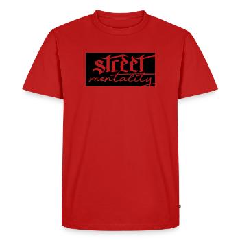 street mentality - T-shirt Premium bio Homme - rouge - Devant - Nico (187cm)