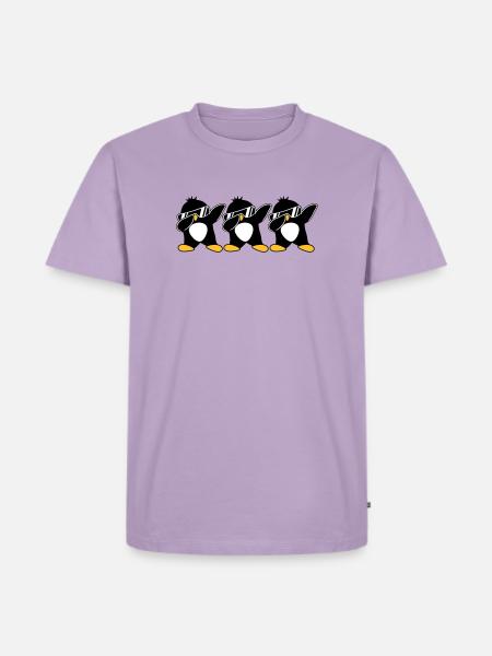 Dab Équipe Pingouin - T-shirt Premium bio Homme - lavande