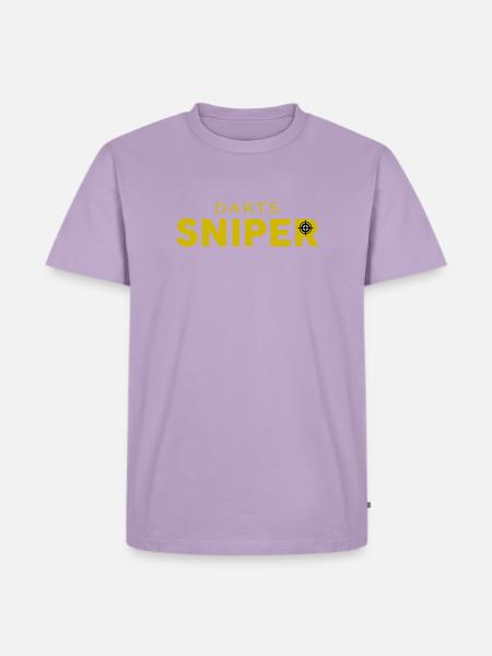 Darts Sniper - Men's Premium Organic T-Shirt - lavender