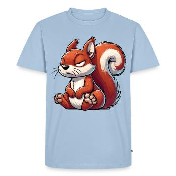 Squirrel Squirrel Squirrel Lover Rodent - Men's Premium Organic T-Shirt - light blue - Front - Nico (187cm)