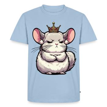 Chinchilla Chinchillas Chinchilla Owner Rodent - Men's Premium Organic T-Shirt - light blue - Front - Nico (187cm)