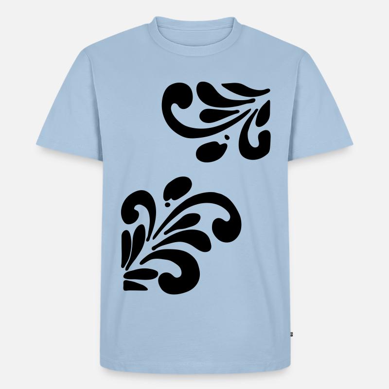 Bembeltattoo - Männer Premium Bio T-Shirt - Hellblau