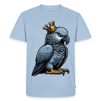 African grey parrot parrot owner parrot keeper - Men's Premium Organic T-Shirt - light blue - Front - Nico (187cm)
