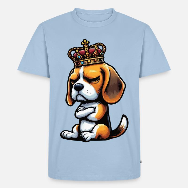 Beagle Beaglebesitzer Beaglehalter beaglehund - Männer Premium Bio T-Shirt - Hellblau