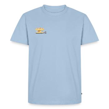 Carrousel Enchanté Illustration Unisexe - T-shirt Premium bio Homme - bleu clair - Devant - Nico (187cm)